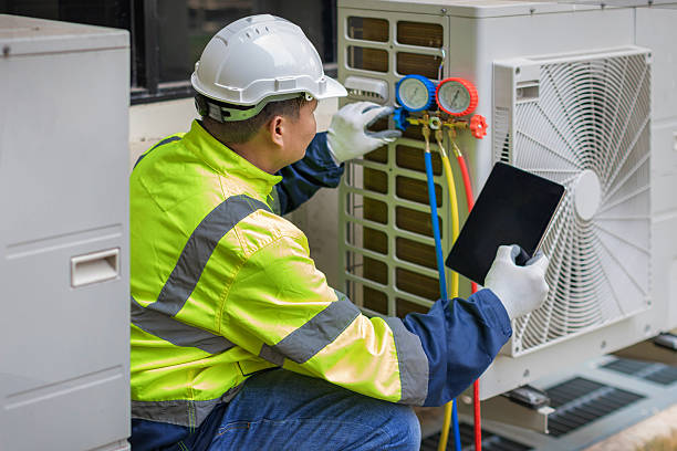Professional Hvac Maintenance technician working in Chandler, OK
